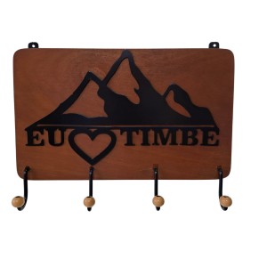 GANCHEIRA QUADRUPLA PERSONALIZADA MADEIRA